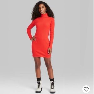 Women’s Long Sleeve Bodycon Dress, Wild Fable, S